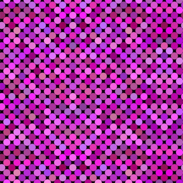 Colorful Magenta Polka Dots