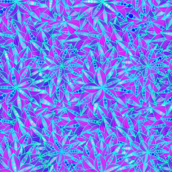 Dazzle Crystal Stars Purple and Teal