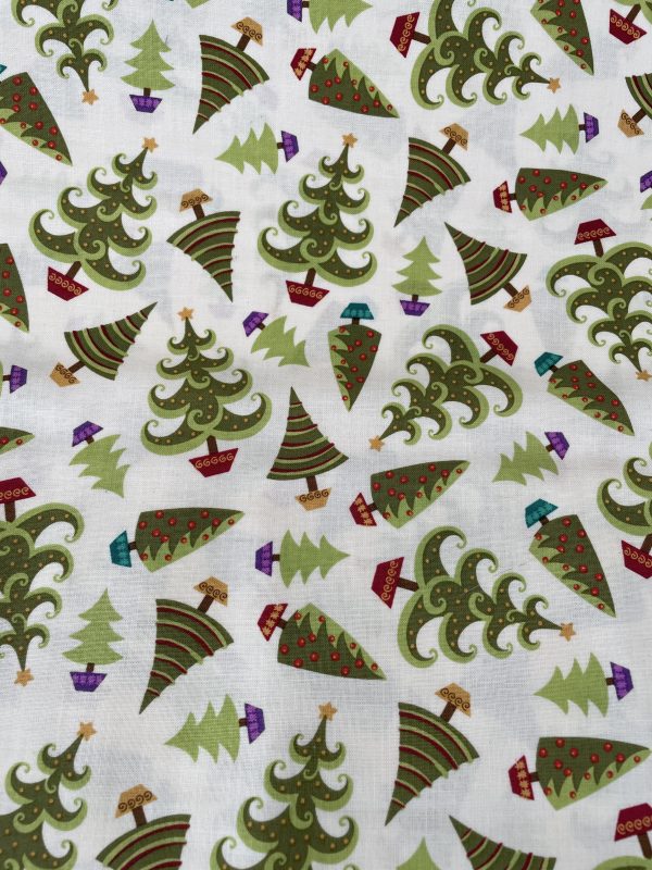 Holiday Cheer Christmas Trees by VIP fabrics 1649-45692-E