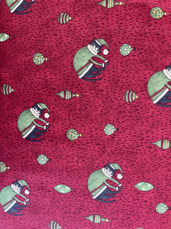 Hip Holiday Christmas Cat by Wilmington Prints by Design Trends