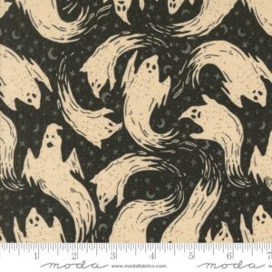 Home Sweet Haunt Midnight Ghosts by Moda Fabrics