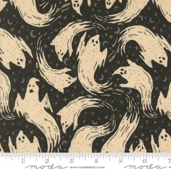 Home Sweet Haunt Midnight Ghosts by Moda Fabrics