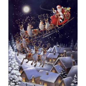 Santa is Coming by David Textiles